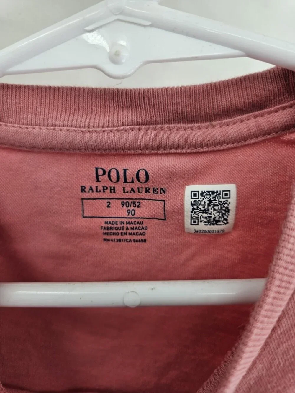 Ralph Lauren Polo Bear Tiered Dress Girls 2T Graphic Bear Print Ruffle Hem Pink
